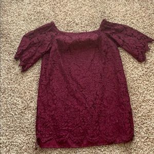 Off the shoulder dress